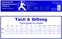 Trainingsplan Zentrum für Bewegungskunst Taijiqigong